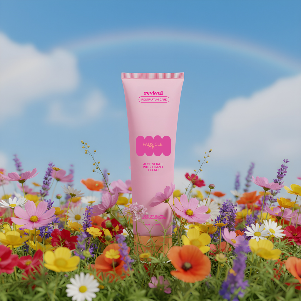 Padsicle Gel Tube in floral setting